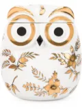 Fornasetti floral owl jar - White