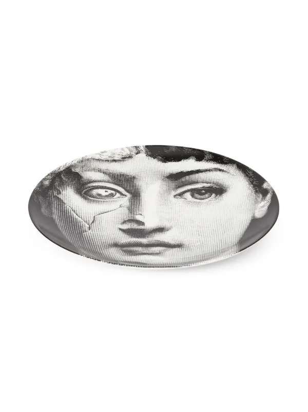 Fornasetti プリント プレート | ブラック | FARFETCH JP
