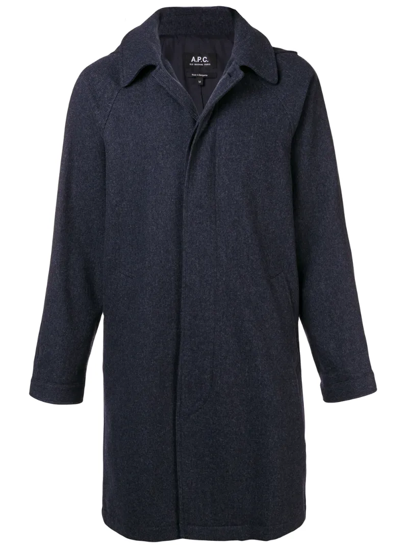 A.P.C. однобортное пальто