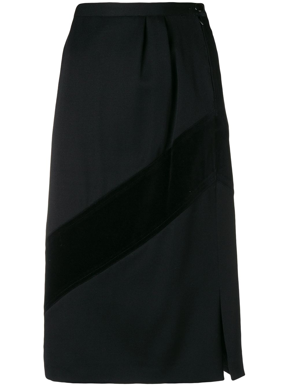 Shop black Valentino Pre-Owned 1980's straight skirt with Express ...