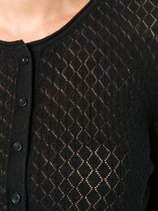 fine knit cropped cardigan展示图
