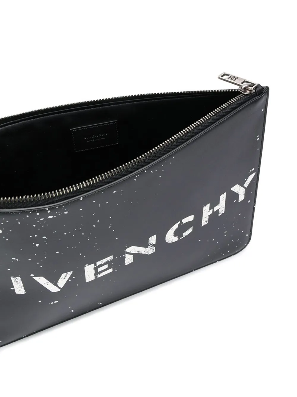 Givenchy Stencil large zipped pouch Zwart