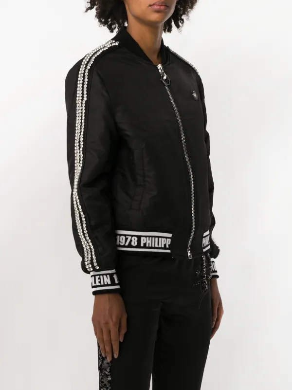 Philipp Plein embellished bomber jacket 