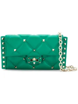 Valentino Garavani Rockstud牛皮斜挎包