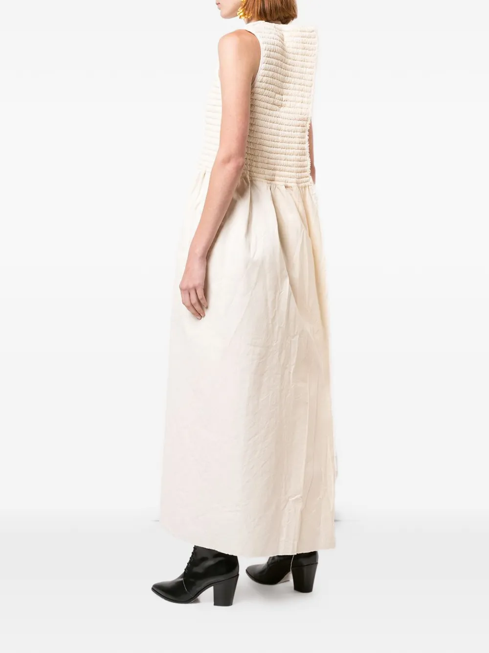 Uma Wang long sleeveless dress Beige