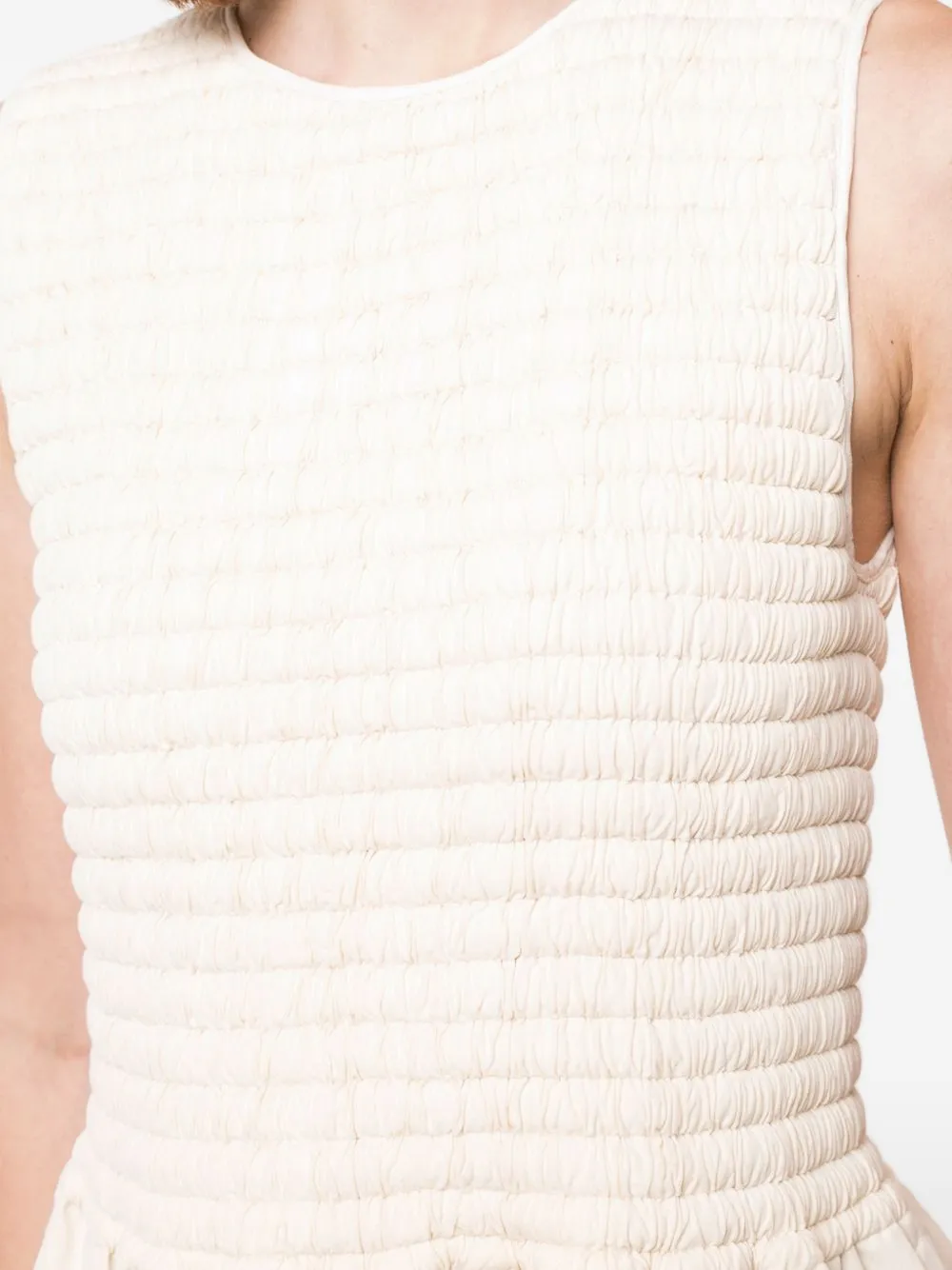 Uma Wang long sleeveless dress Beige