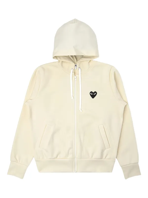 Comme Des Garçons Play Kapuzenjacke Mit Herzmotiv Gelb FARFETCH DE