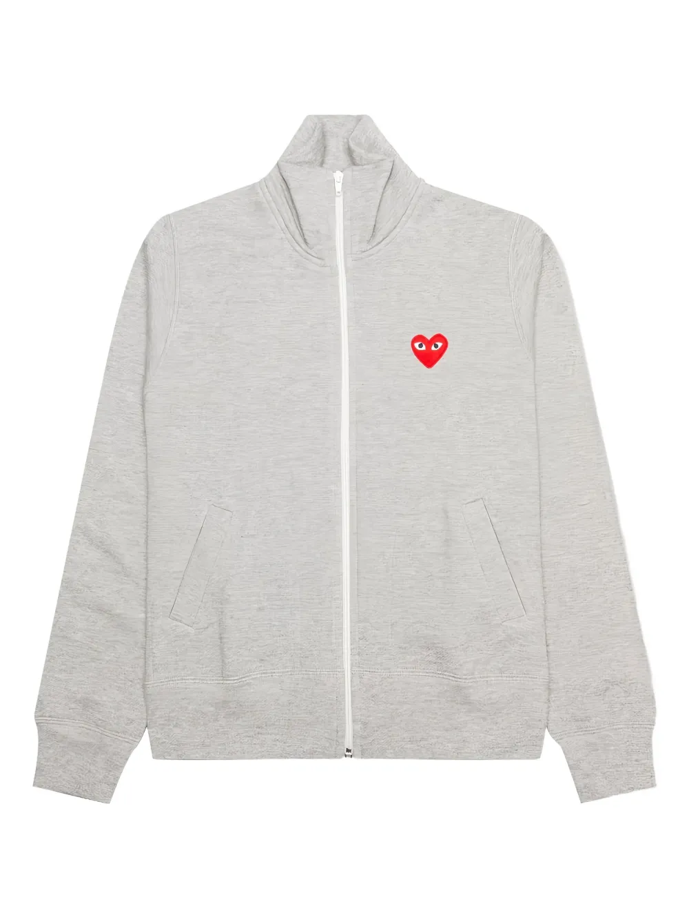 ジャケット COMME DES GARCONS Women Outer GKJ0270511 GRAY Comme Des Garçons Play Heart logo-patch Track Jacket | Grey