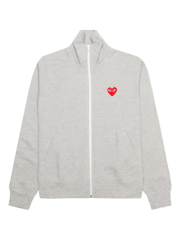 トップス Comme Des Garcons Cropped Track Jacket Comme Des Garçons Play heart-print Jersey Track Jacket