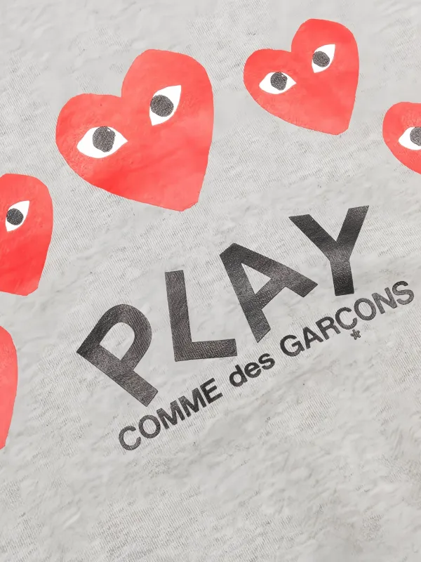 Comme Des Garçons Play Heart logo-patch Track Jacket | Grey