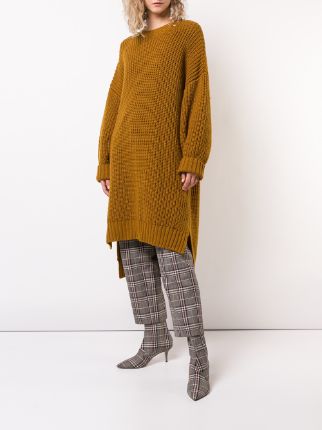 oversized high low jumper展示图