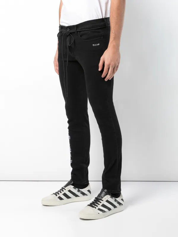 off white gothic jeans