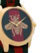 Gucci striped bee watch
