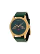 Image 1 of Gucci G-Timeless bee print leather watch