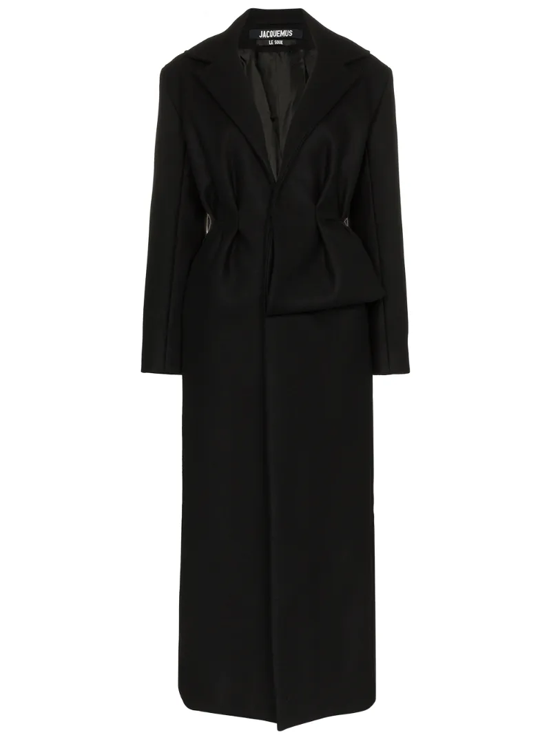 Jacquemus длинное пальто Le manteau Aissa
