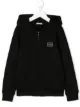 الصورة 1 من Dolce & Gabbana Kids كنزة ببروش الشعار بغطاء رأس