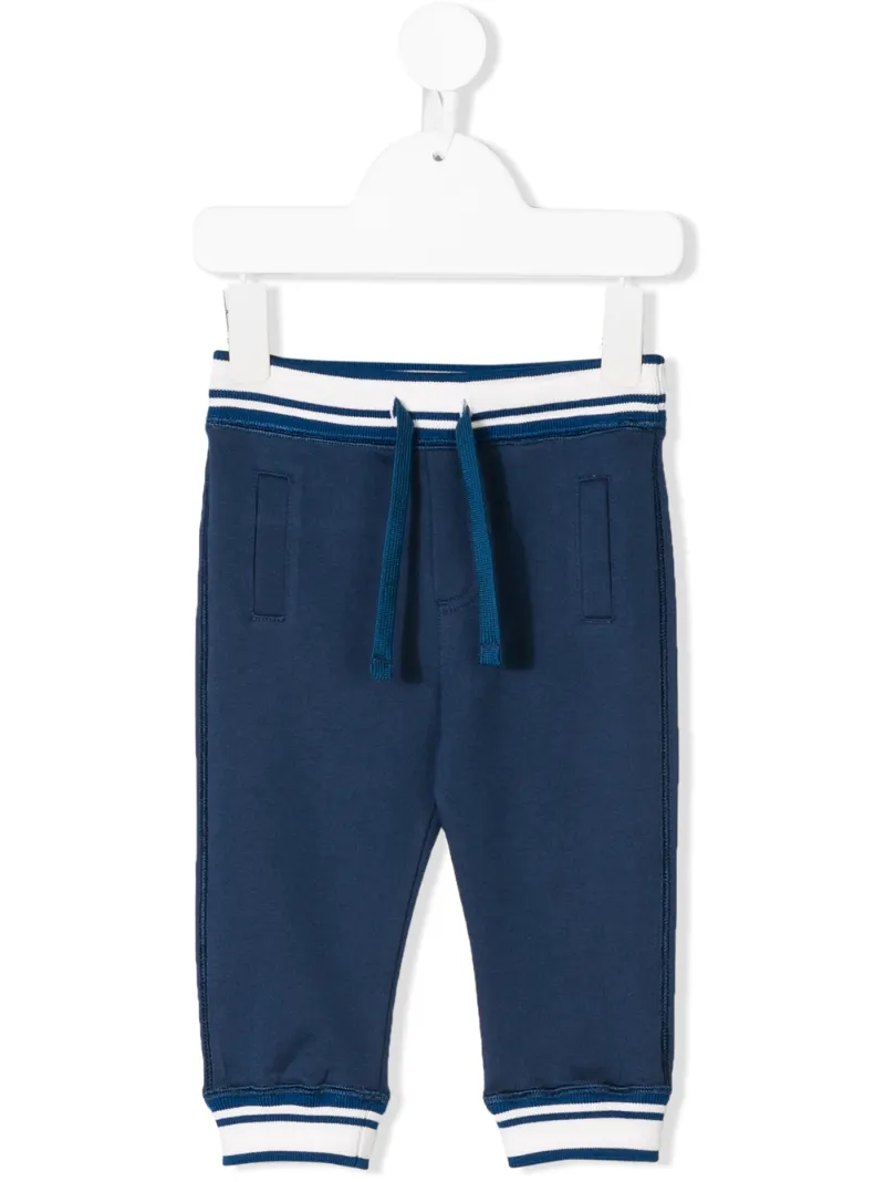 Dolce & Gabbana Kids спортивные брюки в полоску