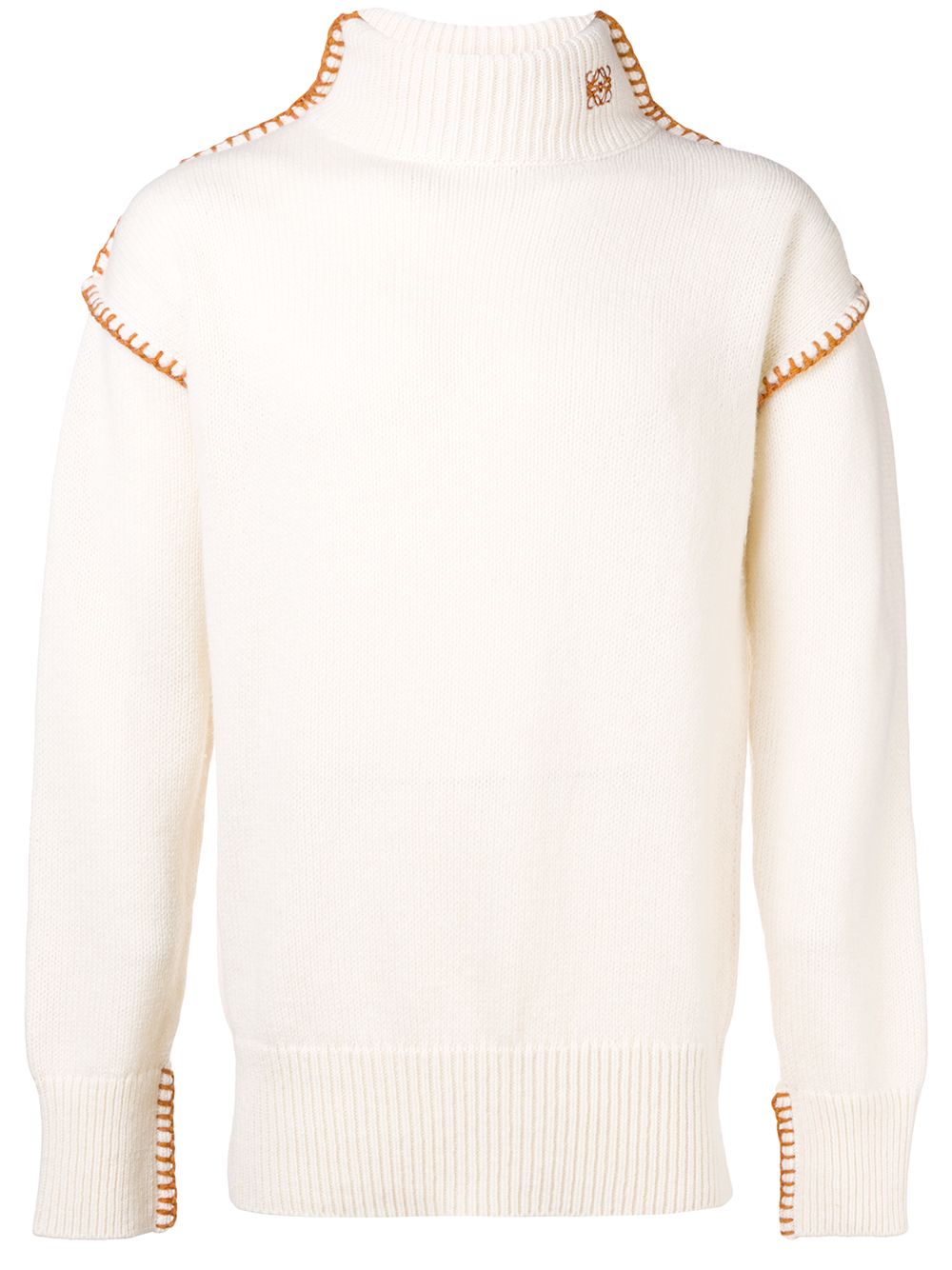 фото Loewe blanket stitch turtleneck sweater