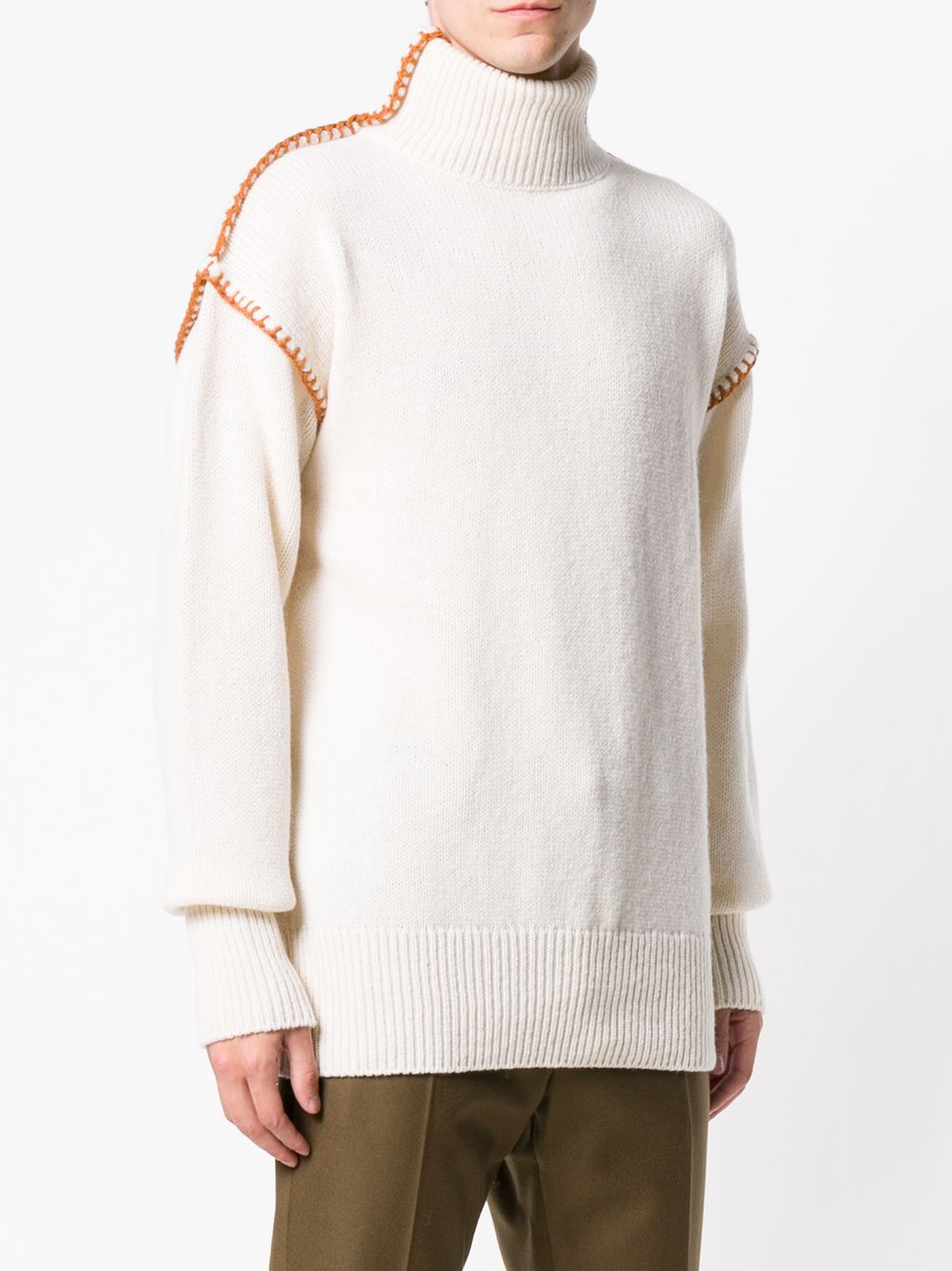 фото Loewe blanket stitch turtleneck sweater