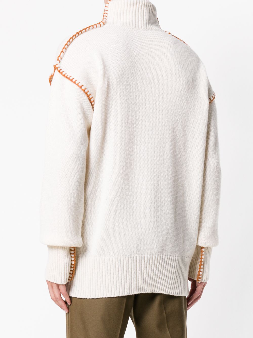 фото Loewe blanket stitch turtleneck sweater