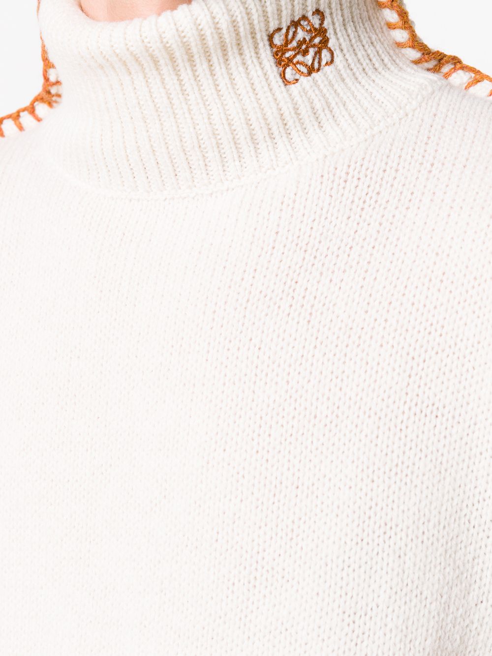 фото Loewe blanket stitch turtleneck sweater