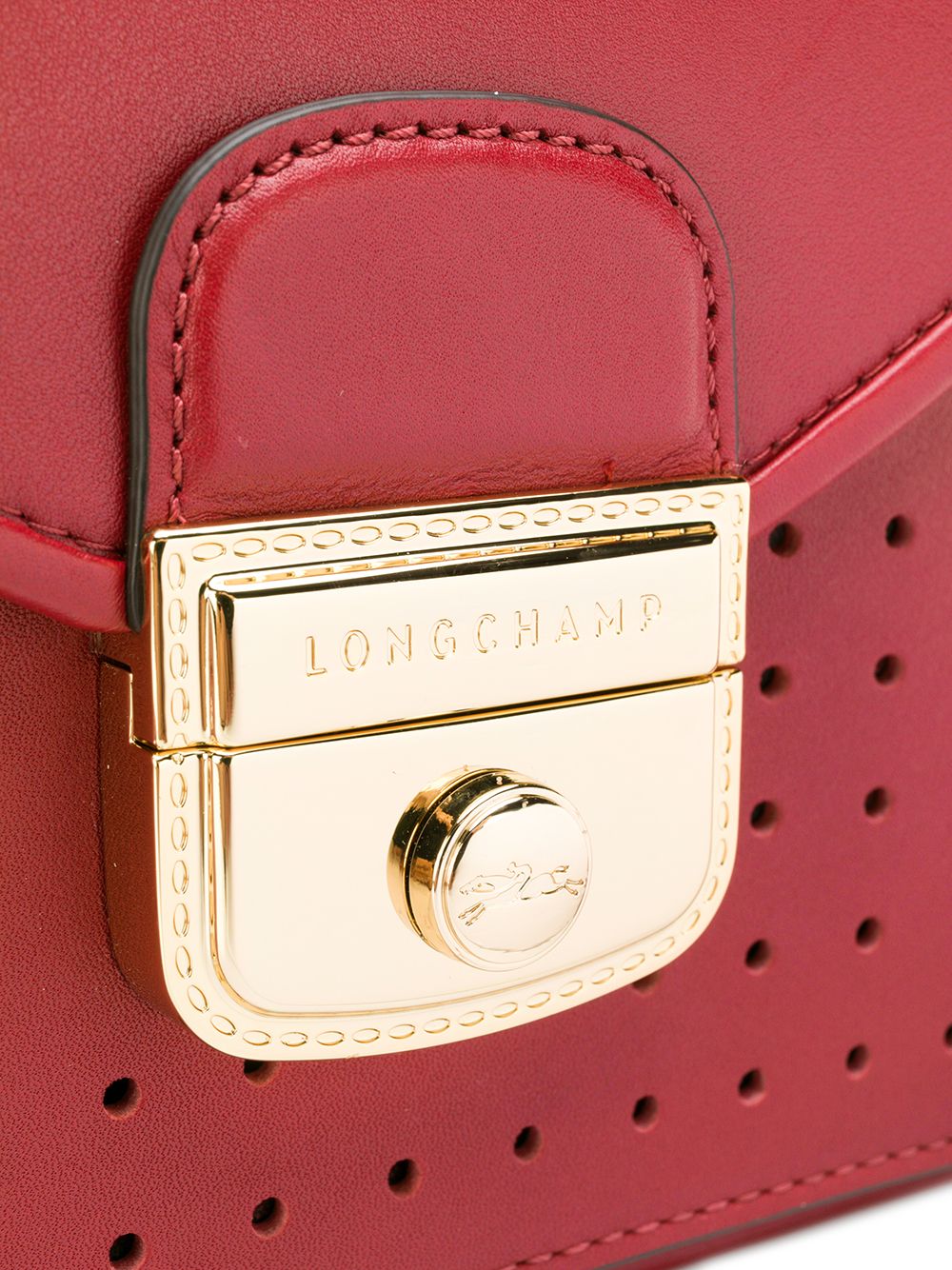 фото Longchamp perforated handbag