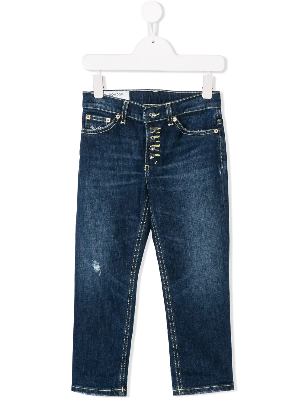 Dondup Kids distressed regular fit jeans Dondup Kids distressed regular fit jeans