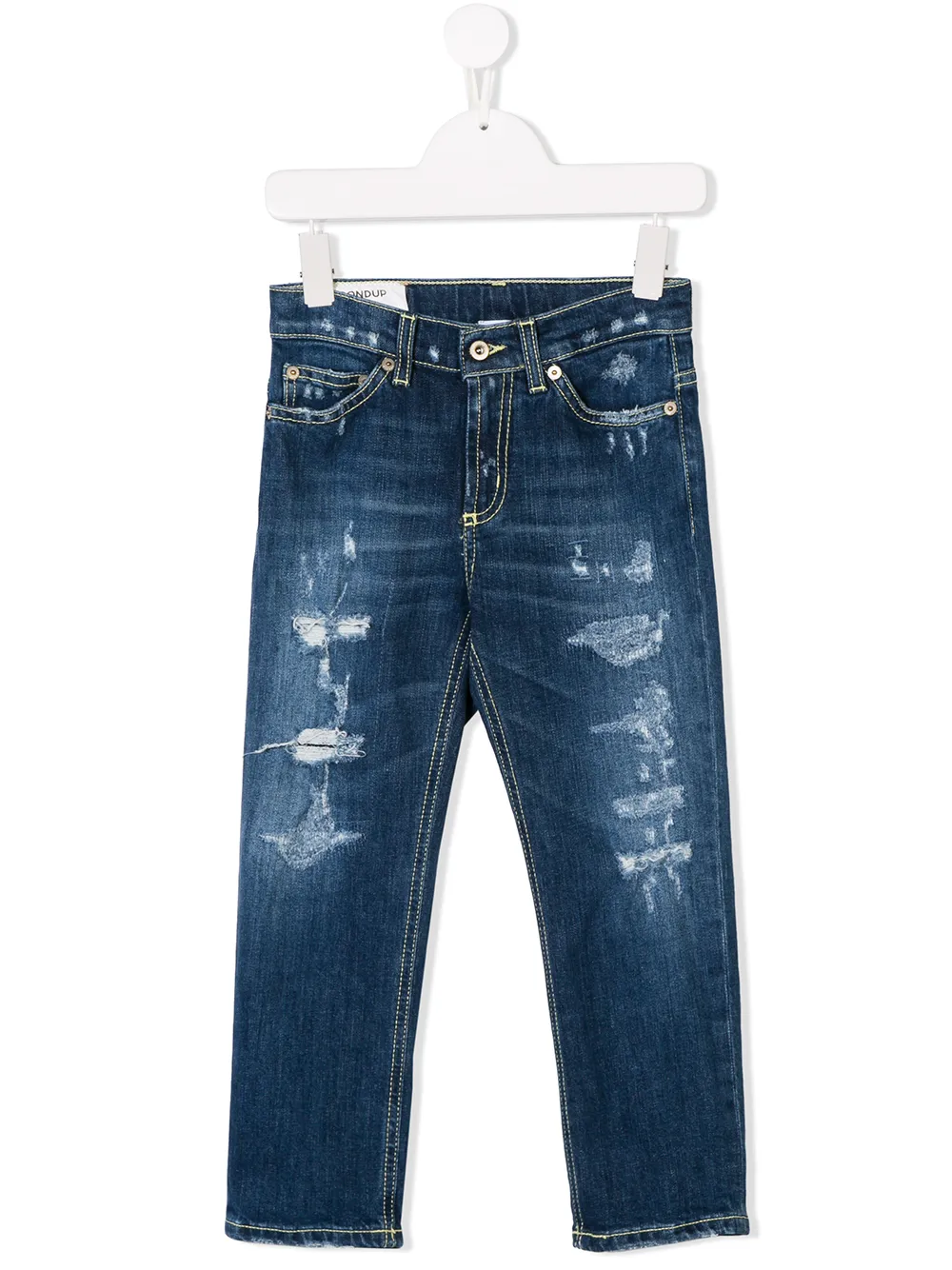 Dondup Kids distressed regular fit jeans Dondup Kids distressed regular fit jeans