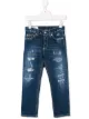 الصورة 1 من Dondup Kids distressed regular fit jeans
