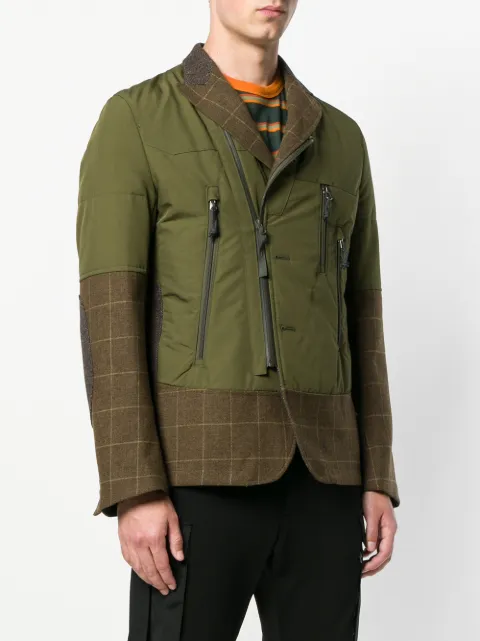 junya watanabe patchwork blazer
