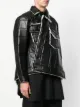 Comme Des Garçons Homme Plus asymmetrical square-embossed jacket