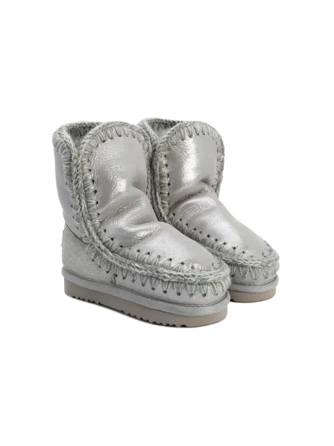 Click to view more detailed imagery on our partner's website Mou Kids' Eski Snow Ankle Boots In Grey