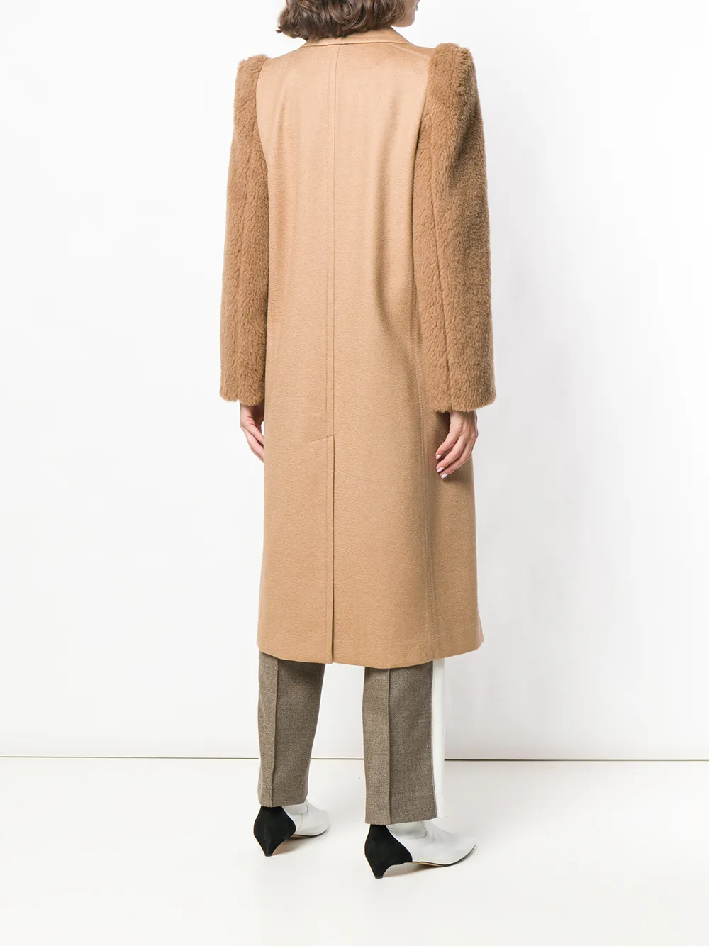 FENDI single breasted coat Bruin
