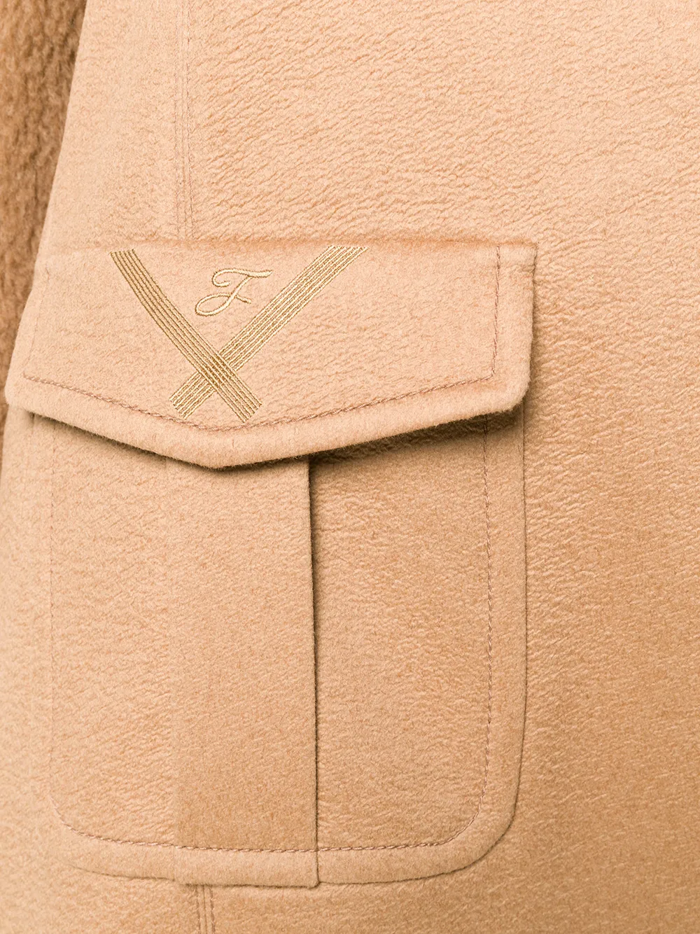 FENDI single breasted coat Bruin