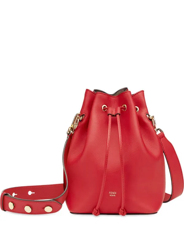 fendi bucket bag red