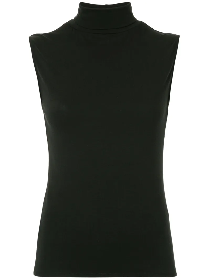 roll neck top - women - Tencel/Spandex/Elastane - XL, M, XS, L, S - Black