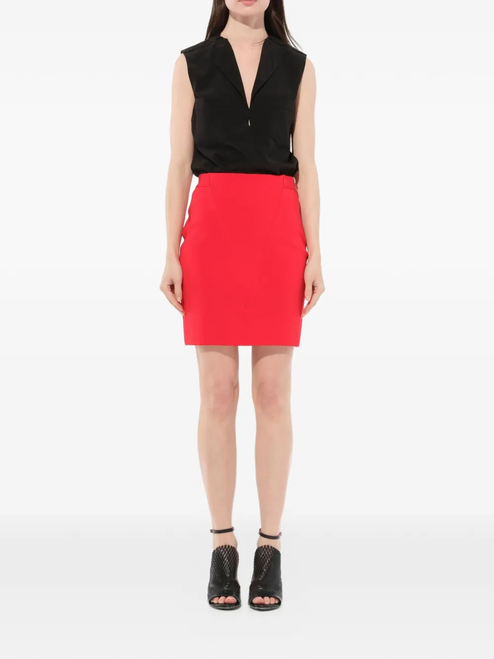 Givenchy fitted skirt Rood