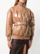 Miu Miu patent puffer jacket