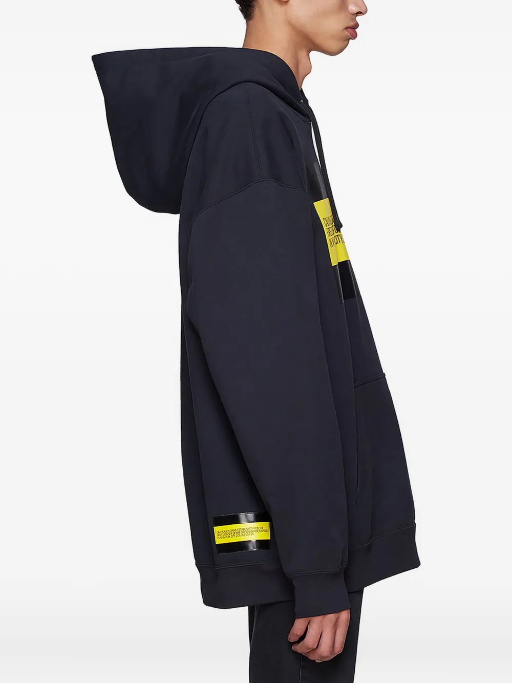 Calvin Klein Jeans Est. 1978 hoodie met vlag Zwart