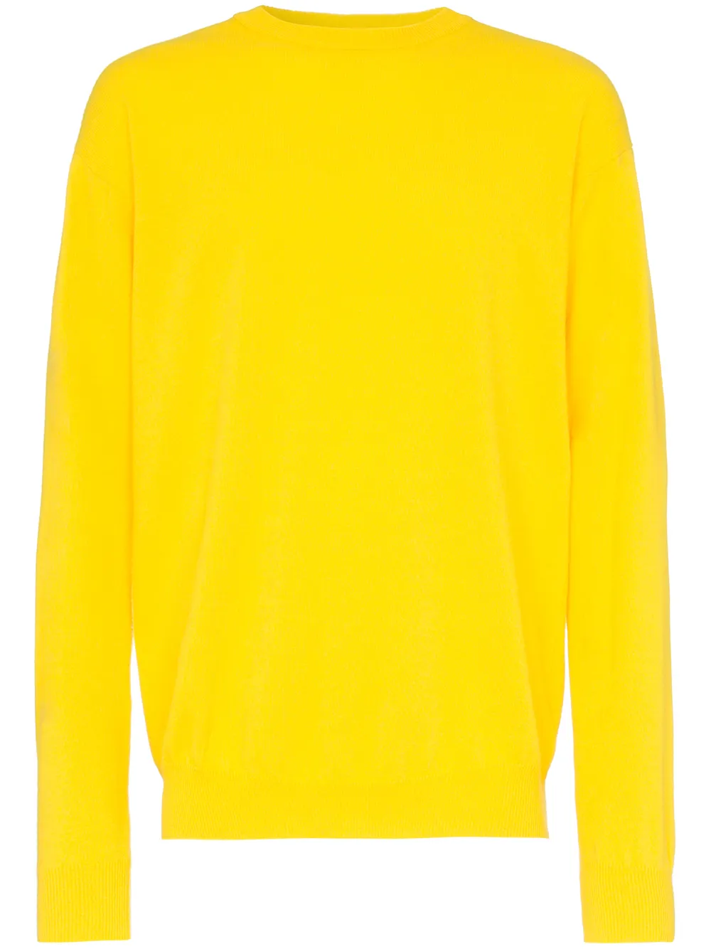 Calvin Klein Jeans Est. 1978 CALVIN KLEIN JEANS EST. 1978 PULLOVER MIT RUNDEM AUSSCHNITT - GELB