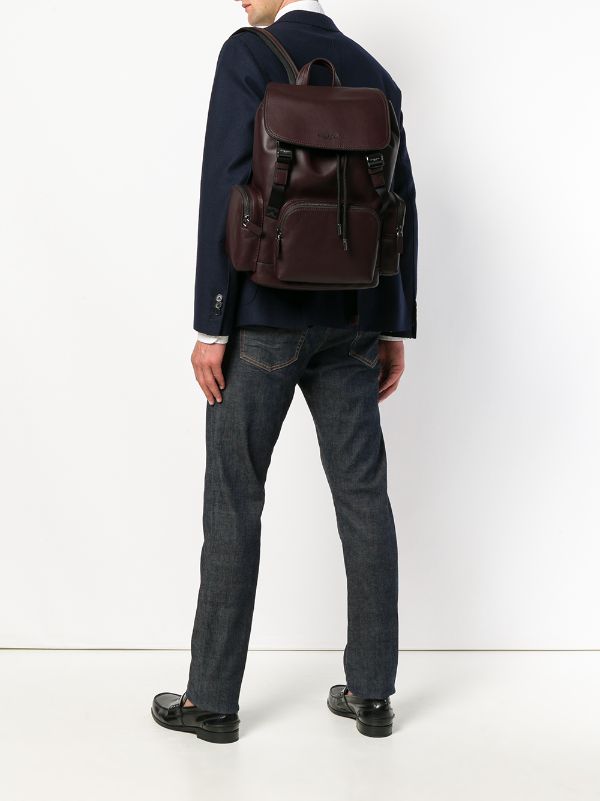 michael kors henry leather backpack