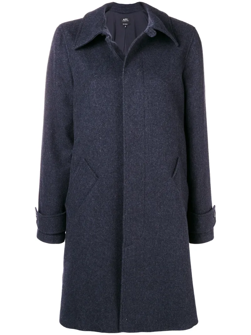 A.P.C. пальто с потайной застежкой