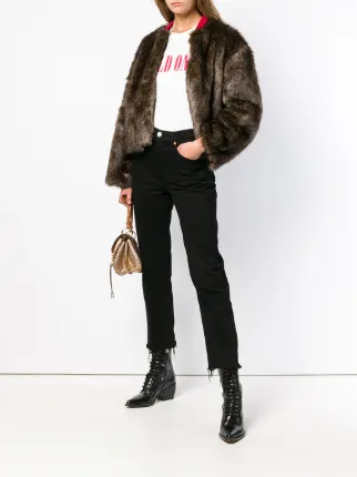 faux fur jacket展示图