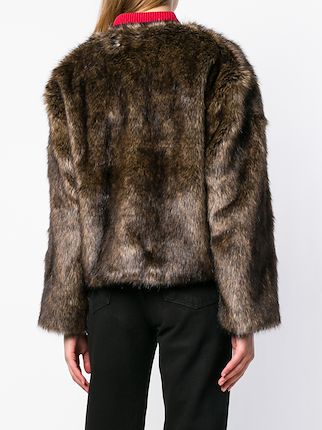 faux fur jacket展示图