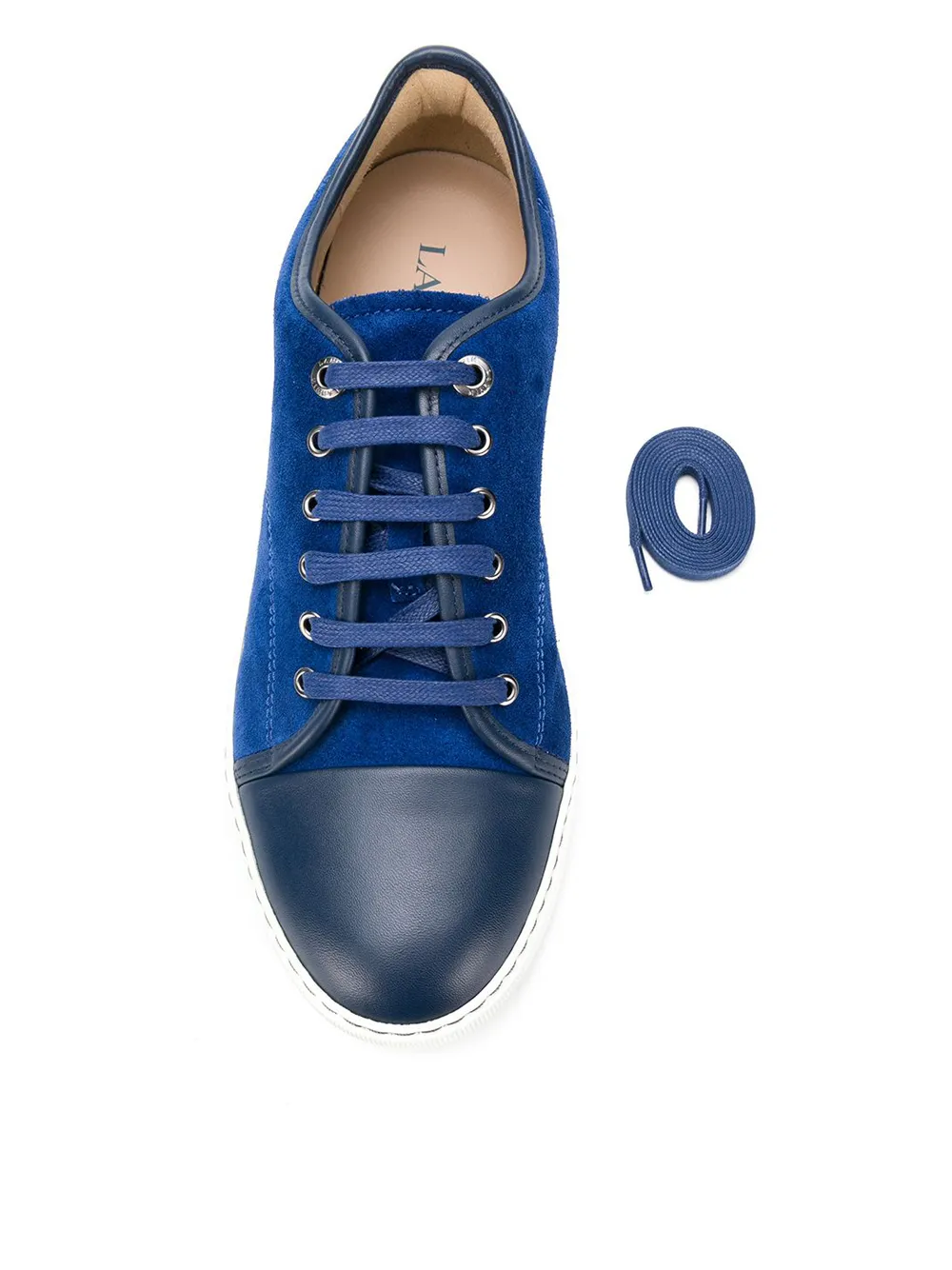 Lanvin sneakers met bewerkte neus Blauw