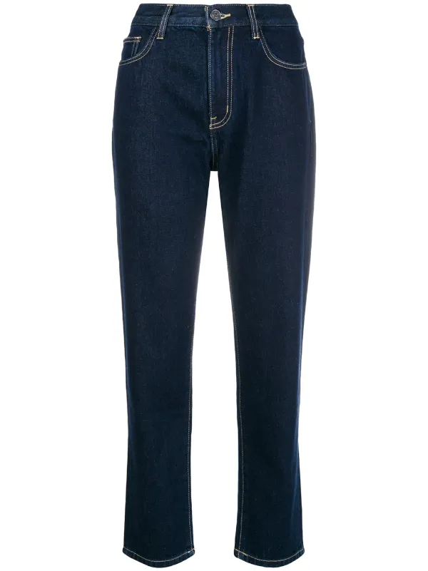 Shop Current/Elliott cropped straight 