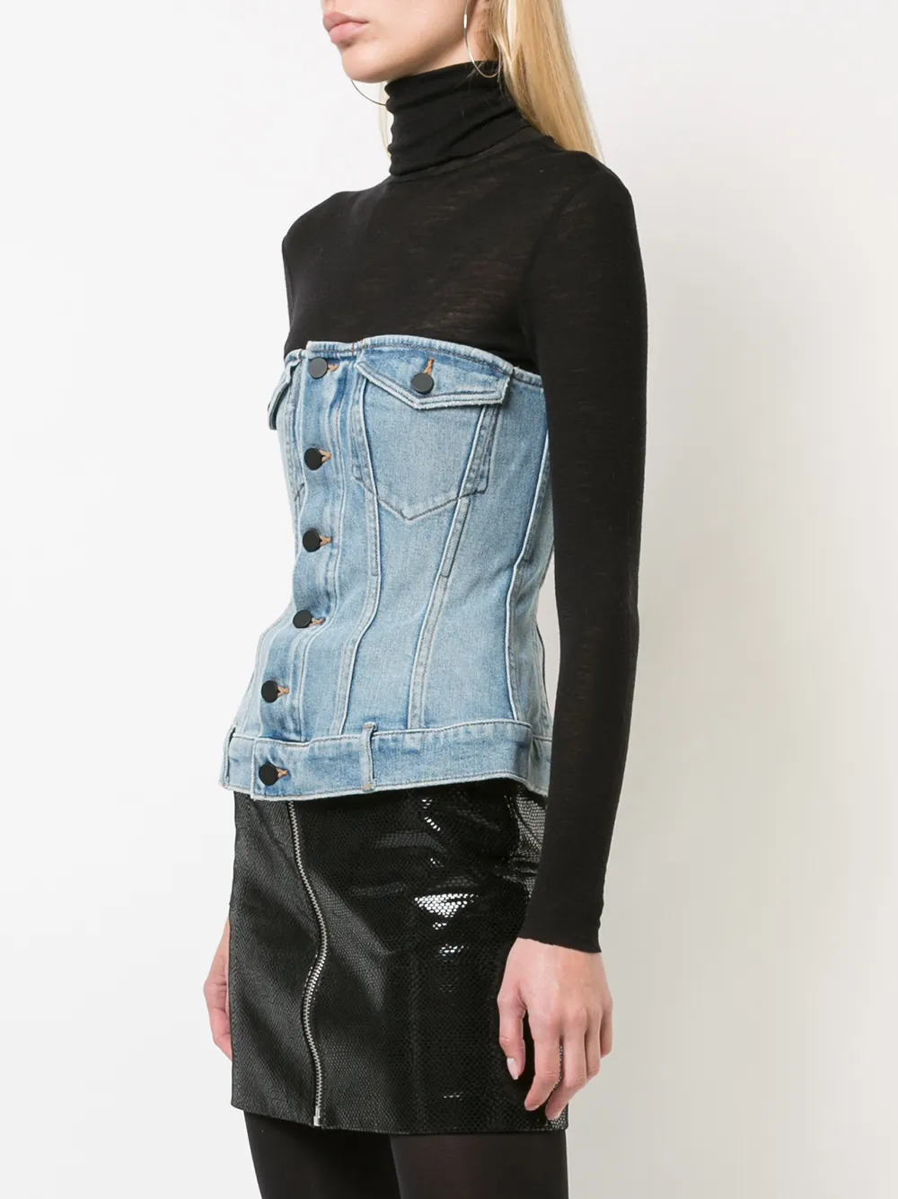 alexander wang denim top