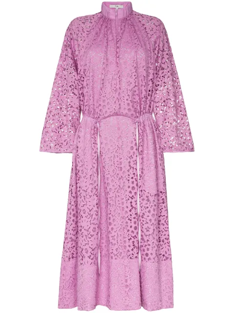 tibi drawstring dress