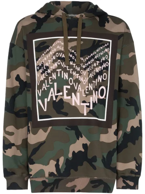 Valentino camo hoodie cheap