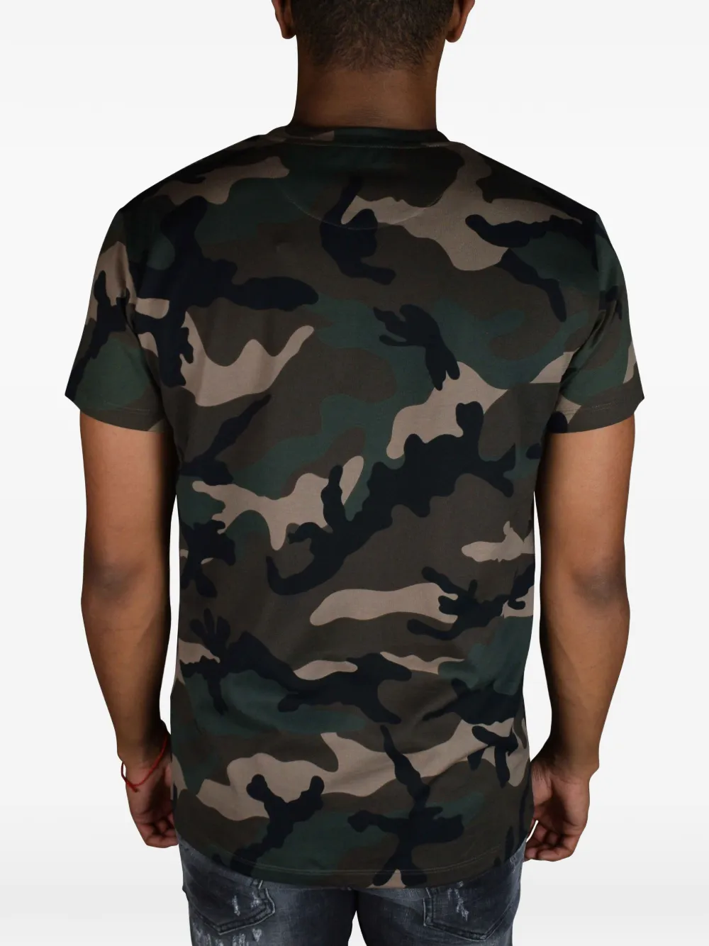 Valentino Garavani T-shirt met camouflageprint en logo Groen